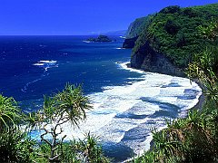 Pololu Valley Beach, Hawaii